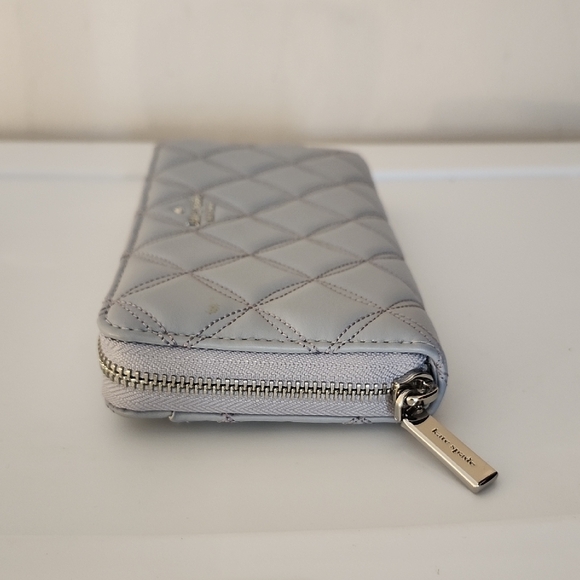 Kate Spade Emerson Place Nisha Quilted Zip Around Leather Wallet - Picture 6 of 10